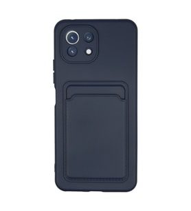 Xiaomi Mi 11 Kılıf Kelvin Kartvizitli Silikon - Lacivert