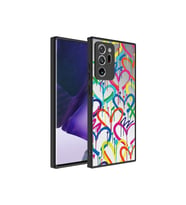 Samsung Galaxy Note 20 Ultra Uyumlu Kılıf Aynalı Desenli Kamera Korumalı Parlak Zore Mirror Kapak (Kırmızı)