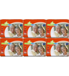 FreshLife Yetişkin Hasta Bezi Bel Bantlı L - Large - Büyük 180 Adet (6PK*30)