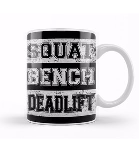 Squat Bench Deadlift Powerlifting Bodybuilding 05 Kupa Bardak Porselen