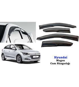 Hyundai i20 Mugen Cam Kenar Rüzgarlığı 2010-2014