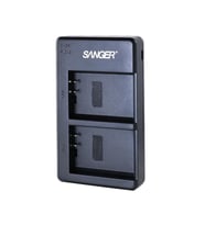 Sanger LP-E10 Canon İkili USB Şarj Aleti (Siyah)