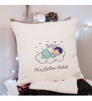 Hoş Geldin Bebek Tasarımlı Yastık