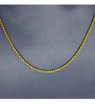 Hedea 2 mm Gold Kadın Çelik Kolye 60 cm
