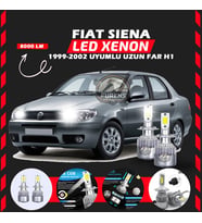 Fiat Siena 1999-2002 Uzun Far Uyumlu Şimşek Etkili Led Xenon Performance Series H1