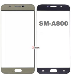 Samsung A8 SM-A800 Dokunmatik Okalı Ön Cam Lens Orjinal Kalite (Altın)