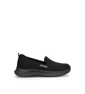 King Paolo H5182 Cips Krakers Kadın Memory Foam Klasik Sneaker Siyah