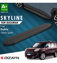 Fiat Doblo 2 Uzun Şase Skyline Siyah Yan Basamak 223 Cm 2010-2023 A+ Kalite