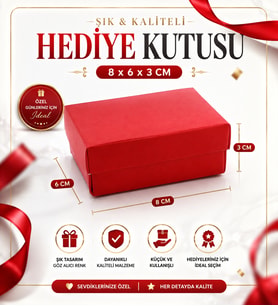 Hediye Kutusu 8 x 6 x 3 cm