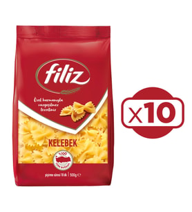 Filiz Makarna Kelebek 500gr X 10 Adet