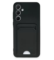 Northcity Samsung Galaxy A35 5G Uyumlu Kılıf Kelvin Kartvizitli Silikon - Siyah