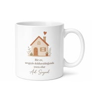 Ev Hediyesi Kişiye Özel İsimli Seramik Baskılı Kupa Bardak Hediyelik