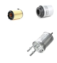 Bosch Filtre Bakım Seti Volkswagen Beetle 1.2 CBZB Motor 2011-2018 Hava + Yağ f. + Yakıt Filtre Bosch
