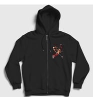 Presmono Unisex Siyah Tyler Film Dövüş Kulübü Fight Club Fermuarlı Kapüşonlu Sweatshirt 245037tt