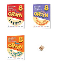 Orjin LGS 2027 Türkçe İnkılap ve Din 3lü Set Konu Özetli Soru Bankası + Telefon Standı