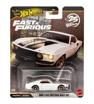 Hot Wheels Premium - 1969 Ford Mustang Boss 302 - Fast & Furious (1/64) 25th Anniversary