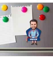 Erkek Kahraman Karikatürlü Buzdolabı Magneti