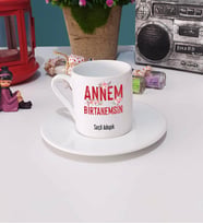 Anneler Günü Hediyesi Anneye Hediye - 7 - Türk Kahvesi Fincanı