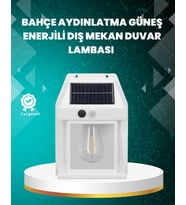 Çok Modlu Güneş Enerjili Bahçe Ve Balkon Lambası