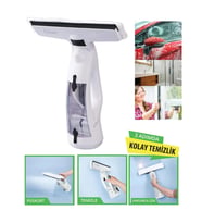 Kiwi KWC-7106 Şarjlı Pencere Cam Temizleme Makinesi Pencere Temizleyici (Beyaz)