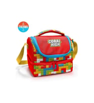 CORAL HIGH 37216 KIDS RENKLİ BLOK DESENLİ THERMO İKİ KATLI BESLENME ÇANTASI