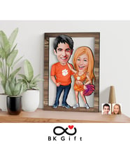 BK Gift Kişiye Özel Sevgililer Karikatürlü 3D Ahşap Tablo, Sevgiliye Hediye, Sevgililer Günü Hediyesi, Yıl Dönümü Hediyesi, Doğum Günü Hediyesi-54