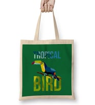 Tropical Bird Bez Çanta Uzun Saplı