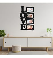 Love Çerçeveli Fotoğraf Duvar Tablosu 4 Resimli