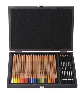 Lyra Rembrandt 30 Parça Polycolor ve Art Desing Ahşap Kutu