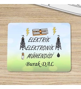 Elektrik Elektronik Mühendisine Hediye İsimli Mouse Pad