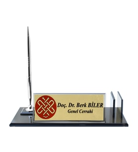 Kişiye Özel Tasarım Kristal İsimlik Ofis İsimlik Yönetici İsimlik Kristal Masa İsimliği