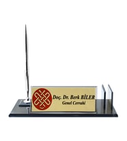 Kişiye Özel Tasarım Kristal İsimlik Ofis İsimlik Yönetici İsimlik Kristal Masa İsimliği