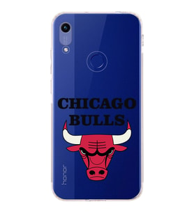 Huawei Honor 8a Uyumlu Kamera korumalı Kapak Chicago Bulls Tasarımlı  Şeffaf Kılıf