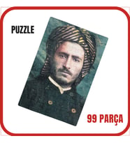 Pazil Bi Kurdî Qazi Muhammed - Kürtçe Puzzle Yapboz (99 Pare/Parça - A4) (Çok Renkli)