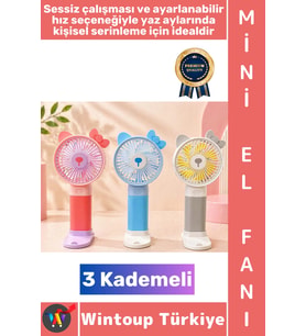 #Vantilatör Seyahat Tipi Kompakt Taşınabilir Hafif Sessiz Çalışma Ev Ofis Yaz Serinleme Şık Sevimli