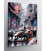 Kanvas Tablo Formula 1 Aracı