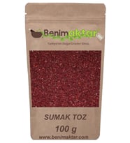 BenimAktar Gerçek Maraş Toz Sumak 1.Kalite 100 Gr
