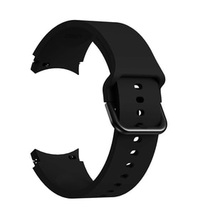 Microsonic Samsung Galaxy Watch 4 Classic 46mm Kordon Solid Silicone Band Siyah
