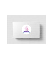 Pembe MAŞALLAH Etiketi Nazar Değmesin Sevimli Yuvarlak Mat Sticker Bebek Partisi 4 Cm (90 Adet)