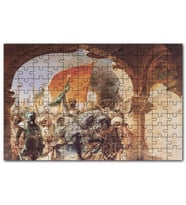 Cakapuzzle Fatih Sultan Mehmet İstanbulun Fetihi Puzzle Yapboz MDF (Ahşap) (120 Parça)