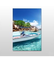 Gemi Deniz Kanvas Tablo 120X60 (Karışık)