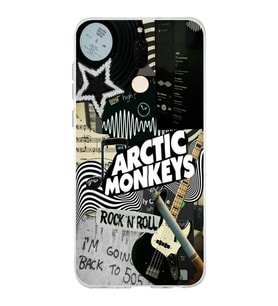 Huawei Mate 10 Lite Uyumlu Arctic Monkeys Kolaj Desenli Şeffaf Telefon Kılıfı