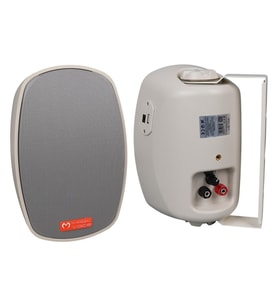 Magicvoice MV-22 12 CM 40 Watt Komütatörlü Hat Trafolu Beyaz Sütun Hoparlör 2'Li Okul Cami Konferans Salonu Hoparlörü