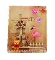 Işıklı Değirmen Flamingo ve Teddy (Karışık)