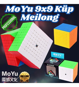 Orijinal MoYu Meilong 9x9 Küp - Moyu Speed Cube - Moyu 9x9 Zeka Küpü - Zeka Küpü - Rubik Küp