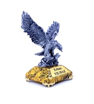 Kişiye Özel Tasarım Kaideli Kartal Heykeli, Kişiye Özel İsimli Gold Mermer Tasarımlı Kaide