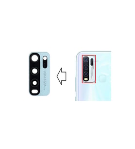 Vivo Y30 2020 İle Kamera Camı Kamera Lensi Mavi