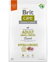Brit Care Hipoalerjenik Kuzulu ve Pirinçli Küçük Irk Yetişkin Köpek Maması 3 Kg