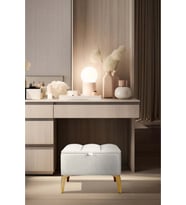 Vetra Mini Gold Royal Sandıklı Dekoratif Puf