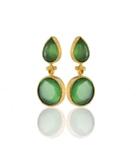 Kadir Jewellery 22 Ayar Altın Kaplama Vintage Küpe -El İşçiliği Ve Hipoalerjenik Küpe